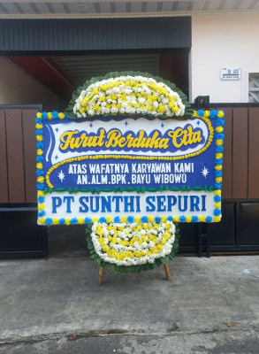 Papan Bunga Duka di Kutai Barat